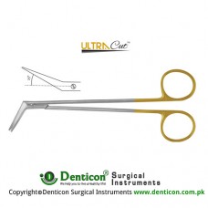 UltraCut™ TC DeBakey Vascular Scissor Angled 25° Stainless Steel, 19 cm - 7 1/2"